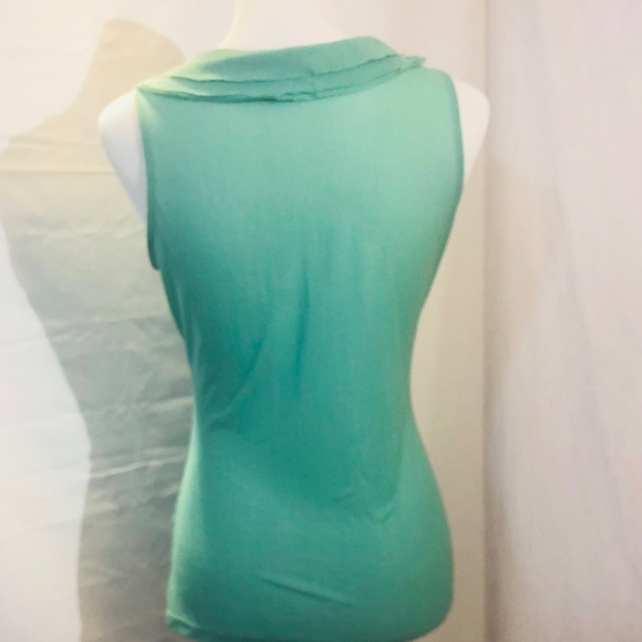 THE LIMITED GREEN MESH LAYERING TOP (S) - Picture 4 of 5